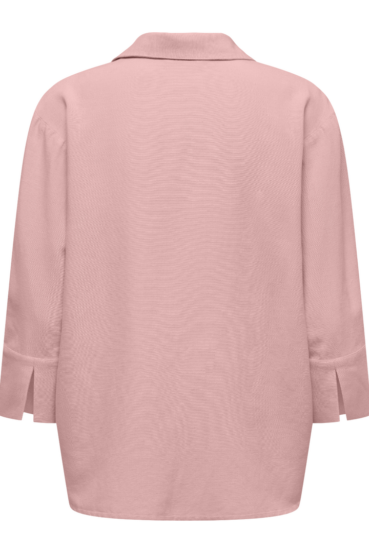 JDY - Jdylucia 3/4 Linen Shirt - 4941580 Silver Pink