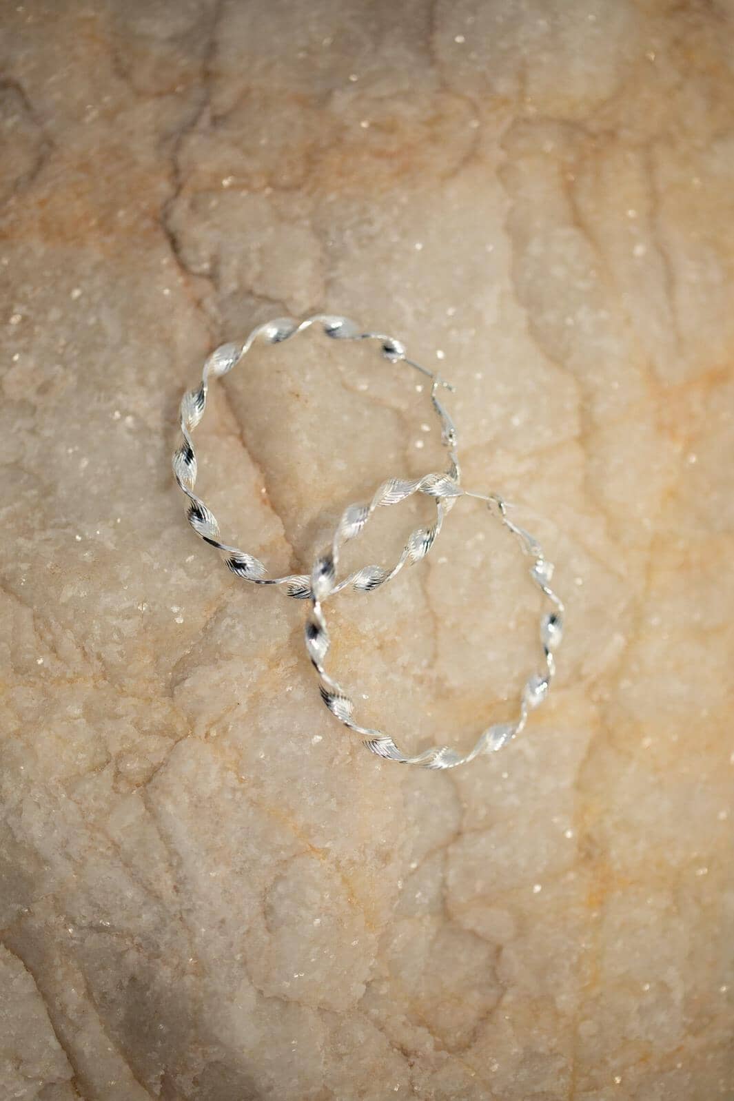 Rooted - Luise Big Earring - Forsølvet Øreringe 