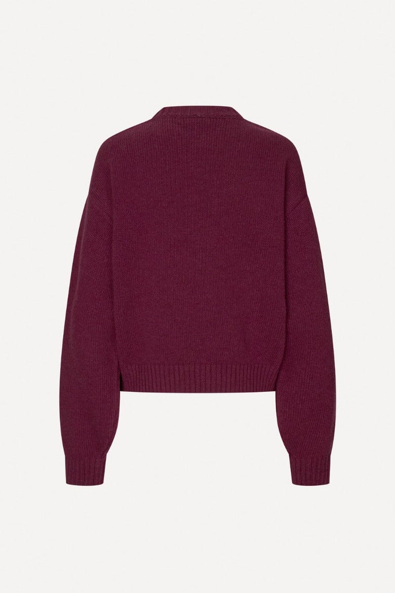 Rotate - Crewneck Sweater 1165122734 - 2734 Zinfandel Strikbluser 