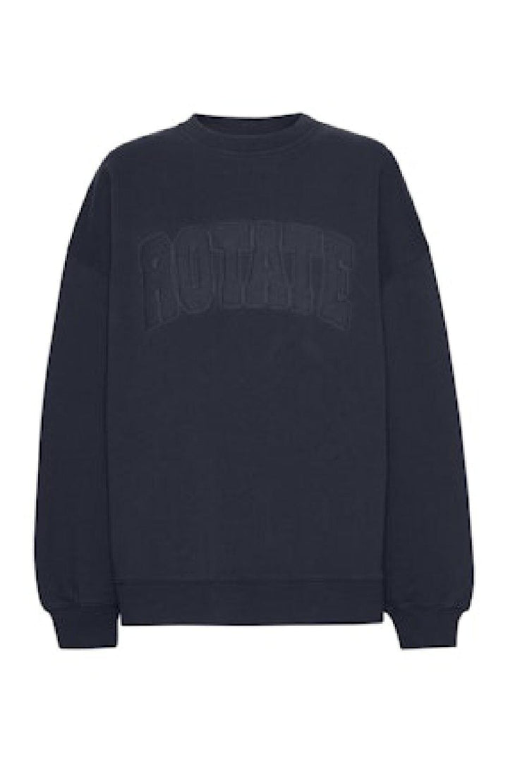 Rotate - Heavy Sweat Crewneck 1153162318 - SKY CAPTAIN (DARK BLUE) Sweatshirts 