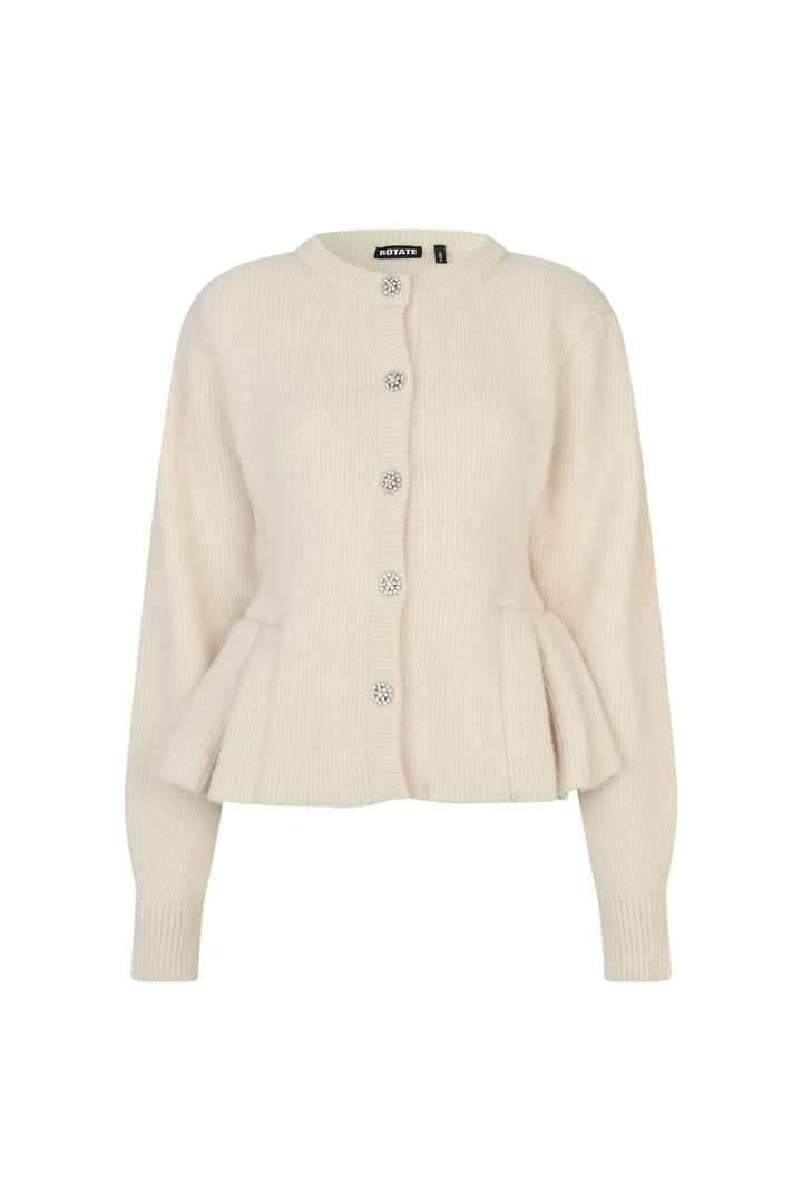 Rotate - Knit Bijoux Cardigan 116903857 - 857 Egret Cardigans 