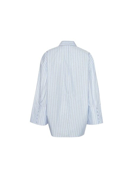 Rotate - Poplin Oversized Shirt 1153663082 - 3082 Hydrangea (blue) Comb. 