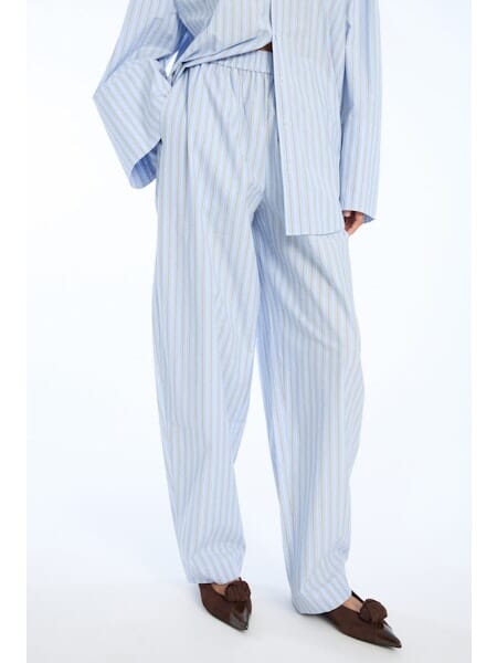 Rotate - Poplin Tapered Pants 1153643082 - 3082 Hydrangea (blue) Comb. Bukser 