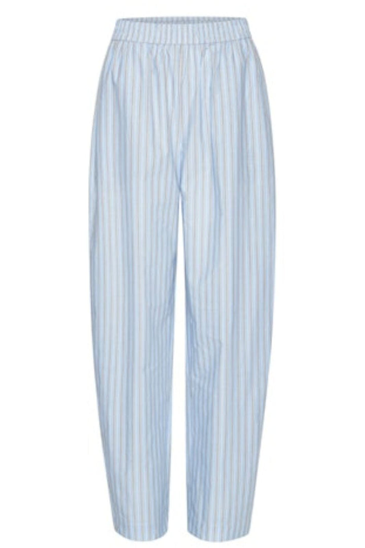 Rotate - Poplin Tapered Pants 1153643082 - 3082 Hydrangea (blue) Comb. Bukser 