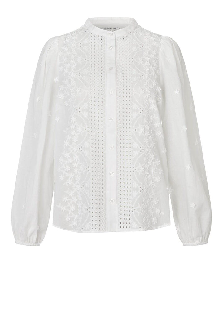 Second Female - Civenna Shirt 60549 - 1001 White Bluser 
