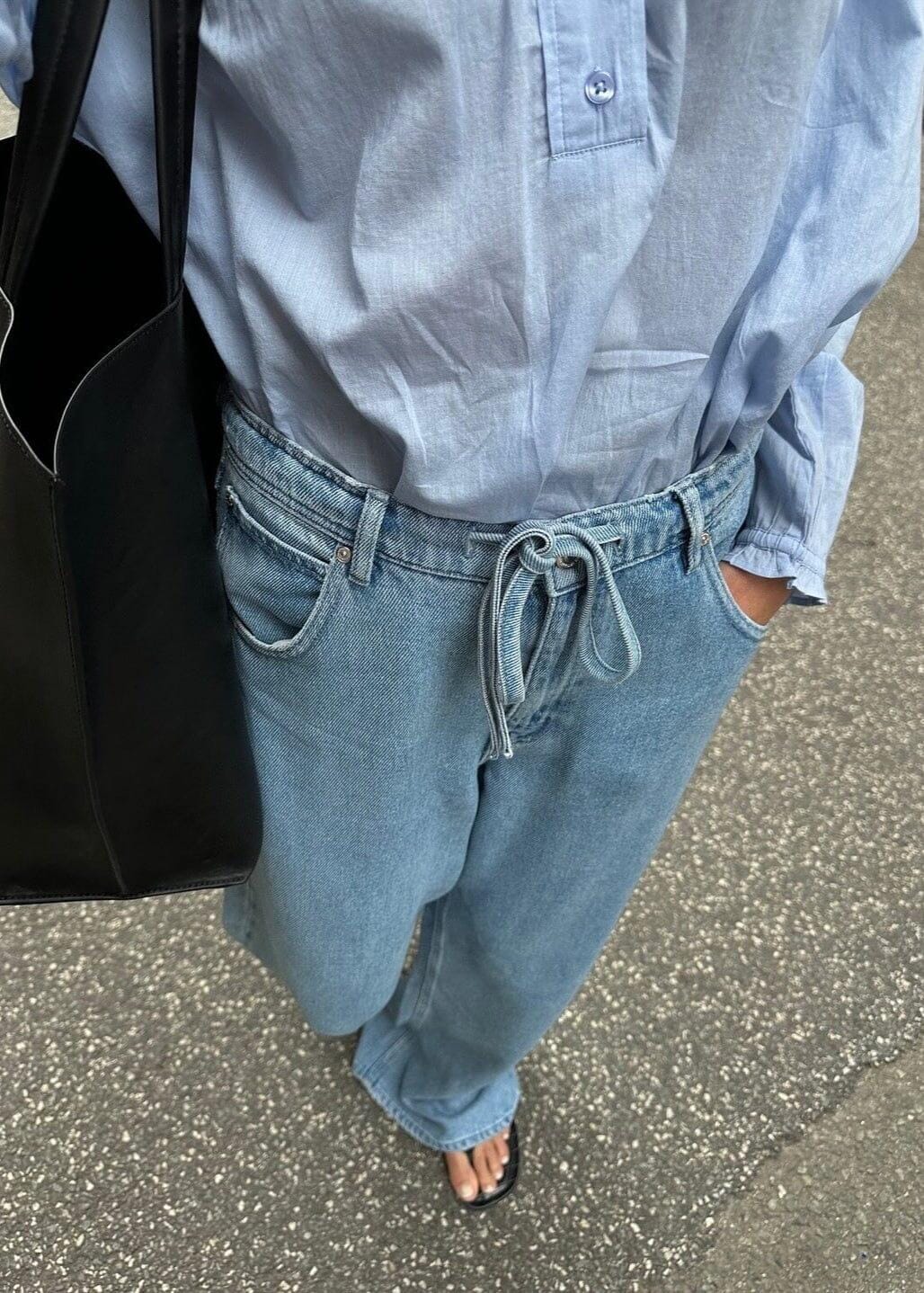 Second Female - Irvin Denim Jeans 59284 - Light blue denim 5996 Bukser 