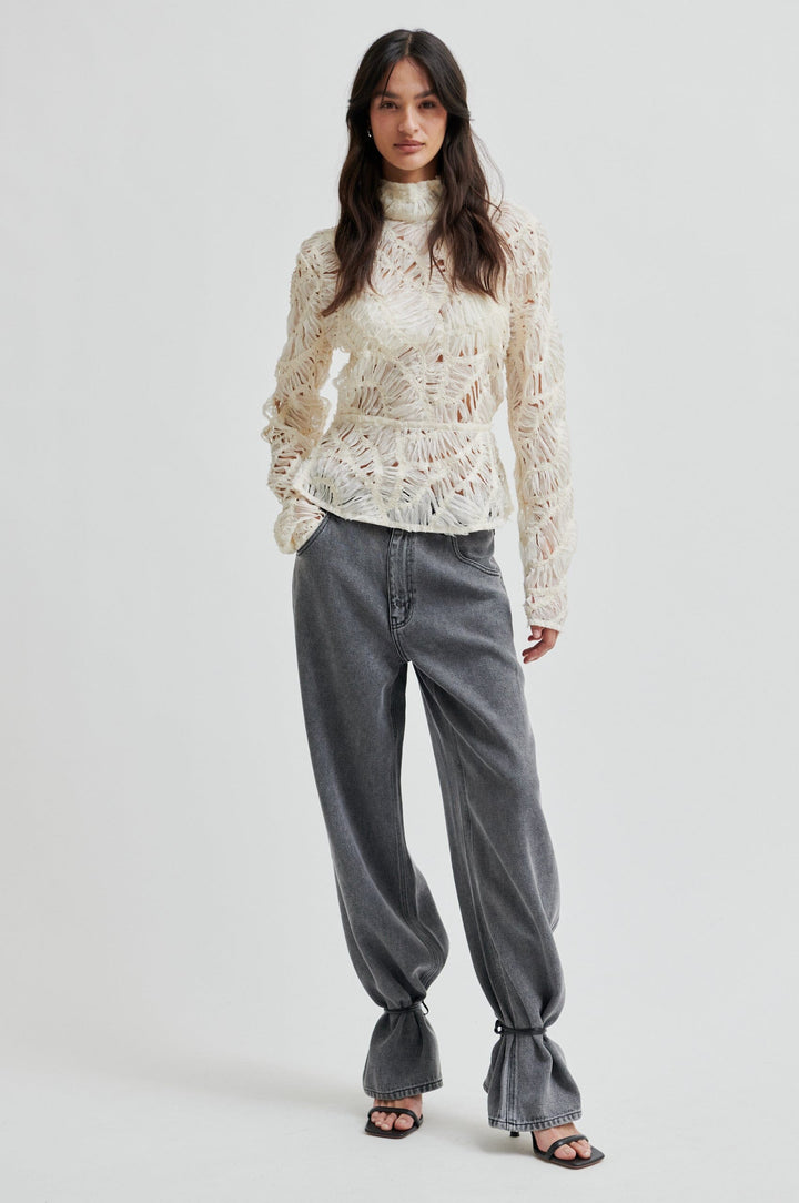 Second Female - Sibelle Blouse 60189 - 1045 Jet Stream Bluser 