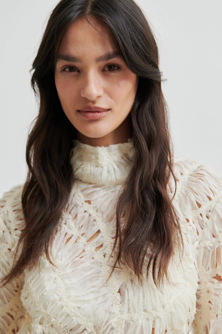 Second Female - Sibelle Blouse 60189 - 1045 Jet Stream Bluser 