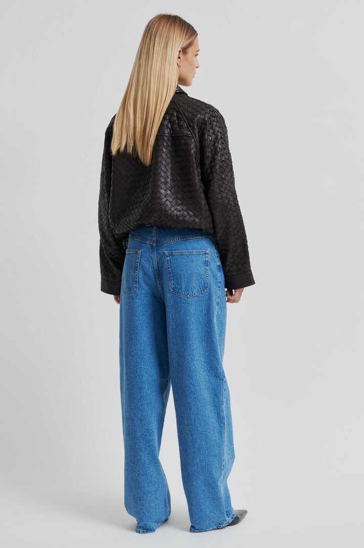 Second Female - Vermont Leather Jacket 60383 - 6150 Chocolate Torte Jakker 