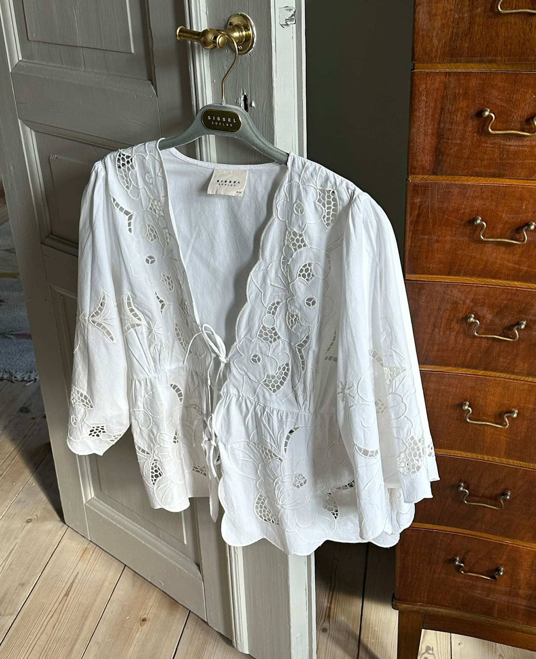 Sissel Edelbo - Adeline Top SE 1797 - Ecru Bluser 