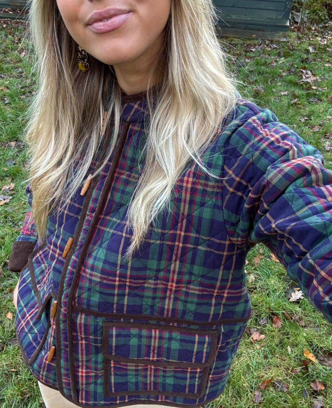Sissel Edelbo - Adriane Jacket Se 2005 - Green Checks Jakker 