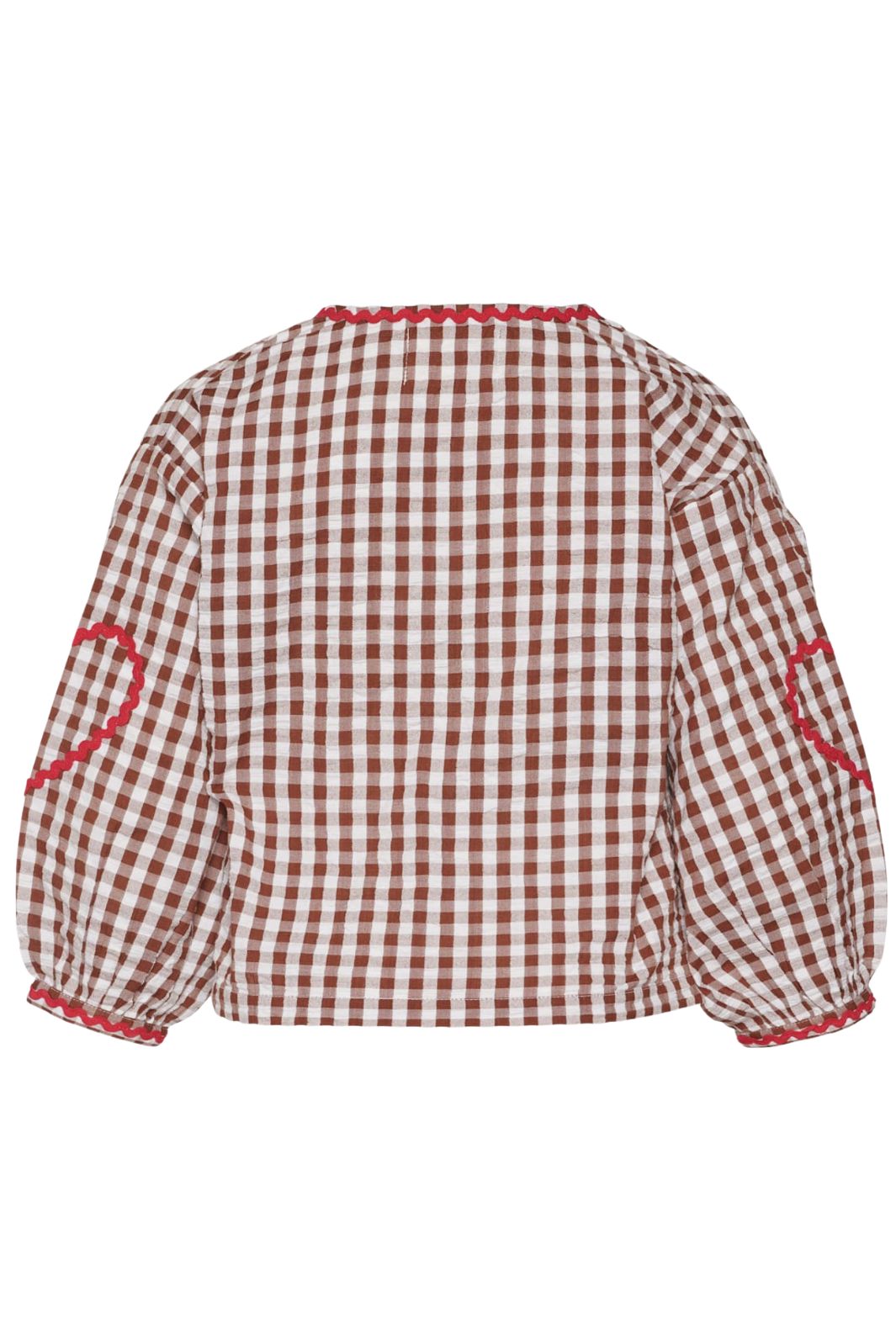 Sissel Edelbo - Astrid MINI Top SE 1679 - Brown Checks Bluser 