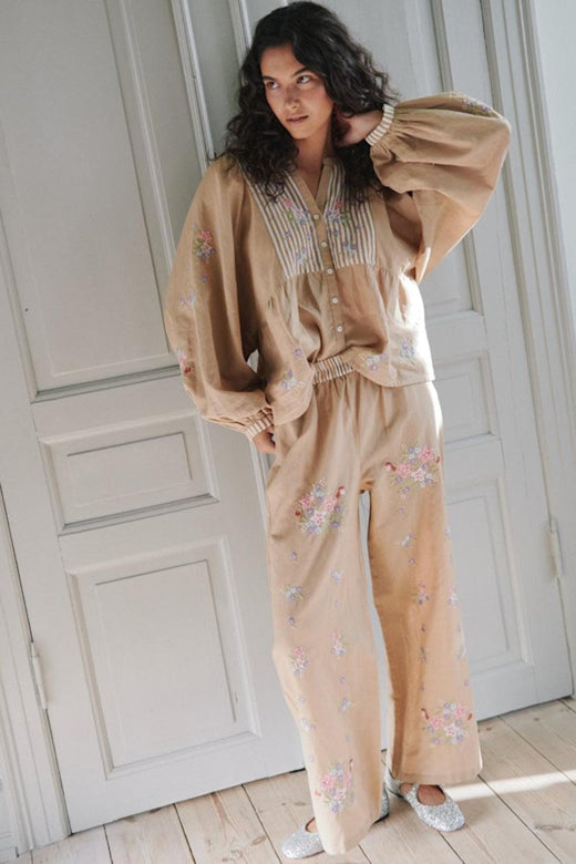 Sissel Edelbo - Bellisima Pants SE 1894 - Light Hazel Bukser 