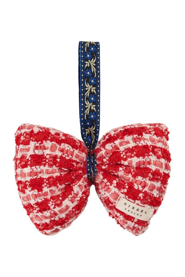Sissel Edelbo - Boucle Bow Ornament Se 2136 - Red Julepynt 