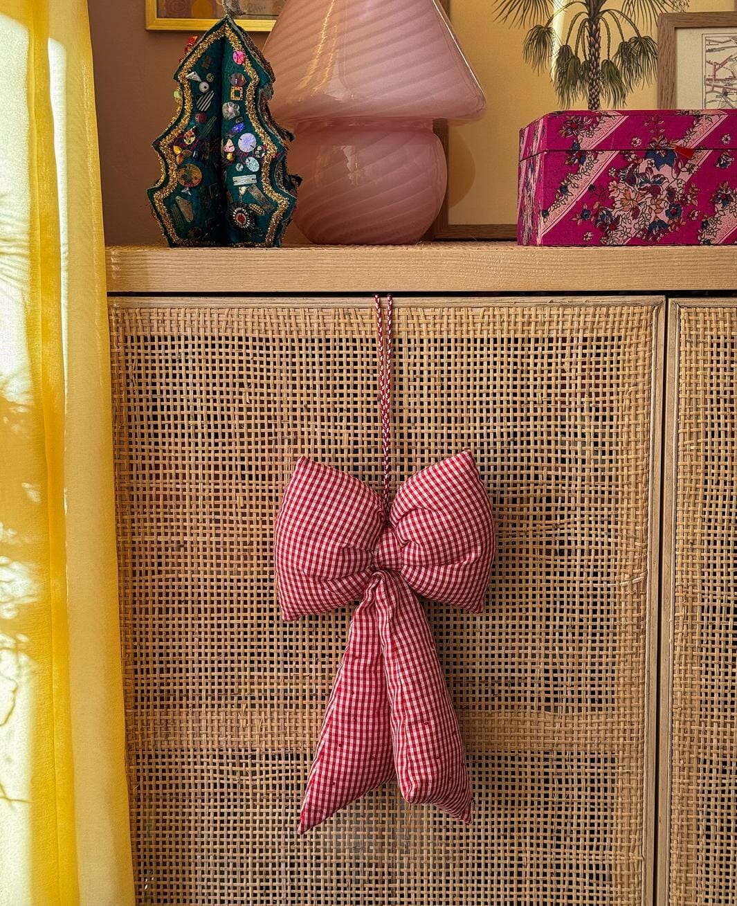 Sissel Edelbo - Bow Decoration SE 1485 - Gingham Checks