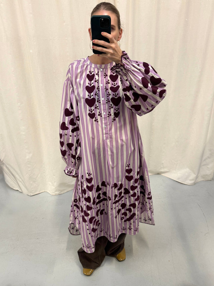 Sissel Edelbo - Elisabeth Dress SE 2076 - Plum Heart Kjoler 