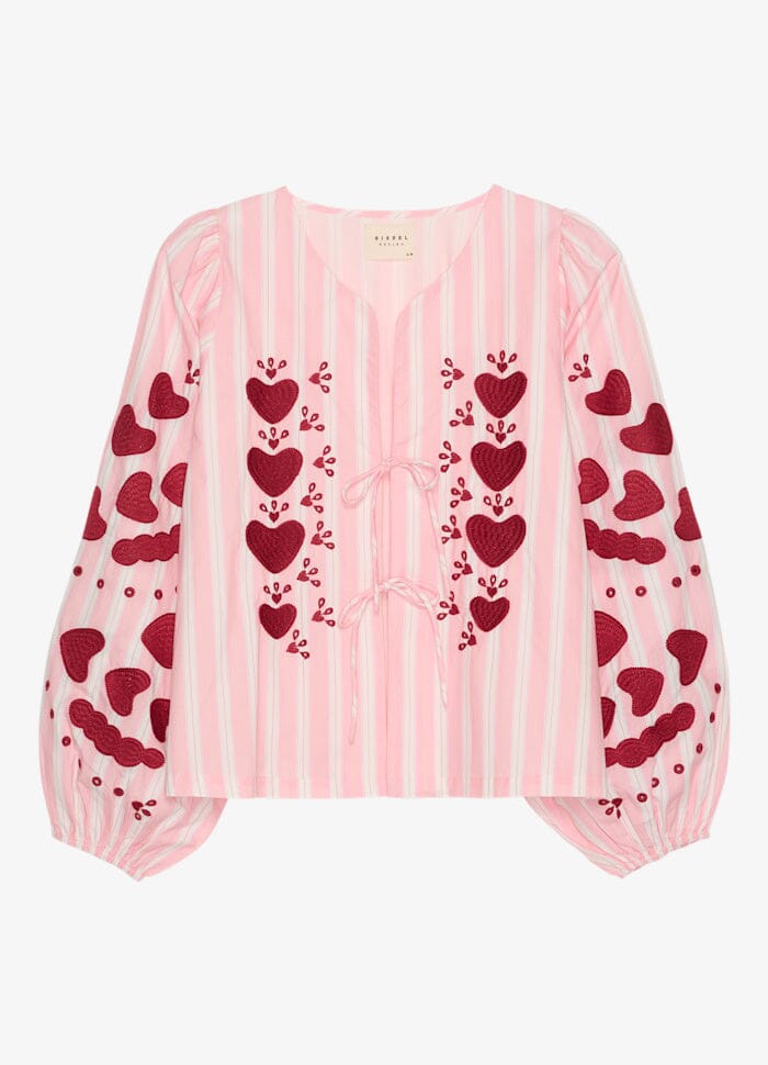 Sissel Edelbo - Elisabeth Top SE 1900 - Rose Stripes Bluser 