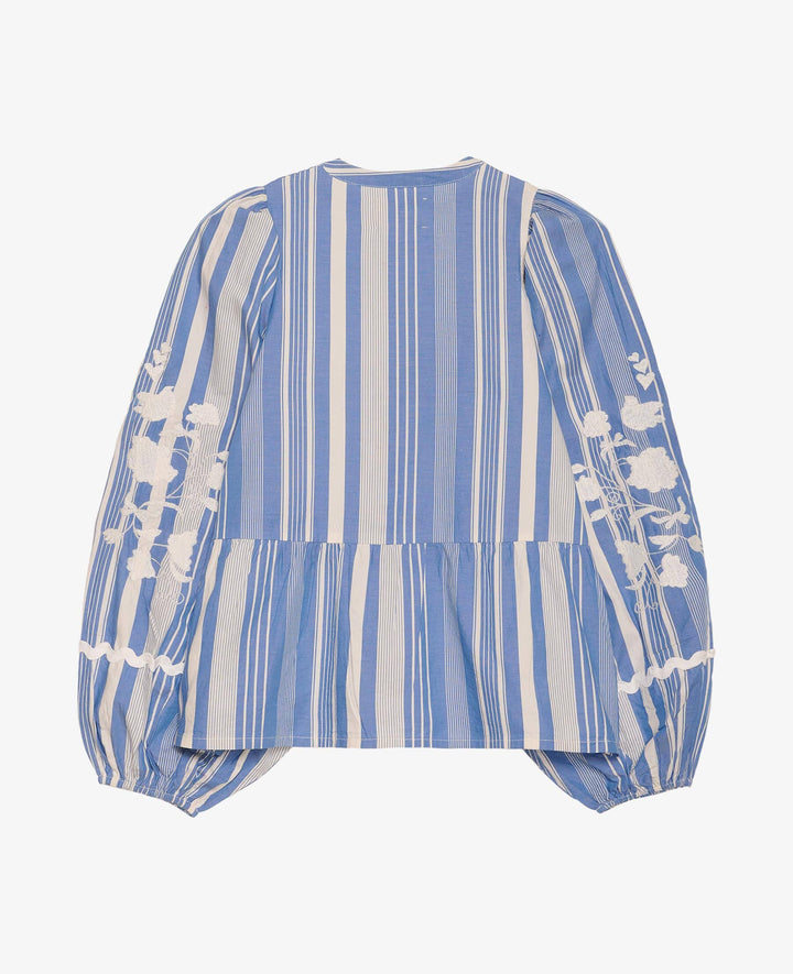 Sissel Edelbo - Juliane Top SE 1772 - Blue Stripes Toppe 