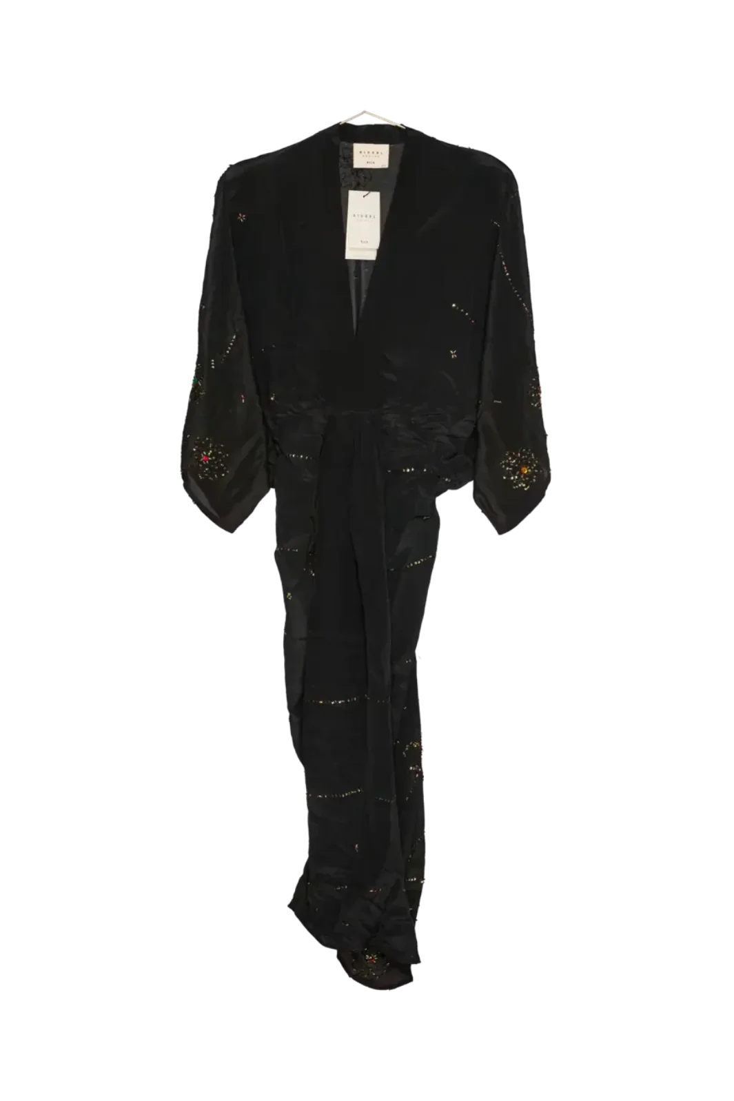 Sissel Edelbo - Juno SILK Dress Sparkling Black SE 1717-1 - Sparkling Black No. 119