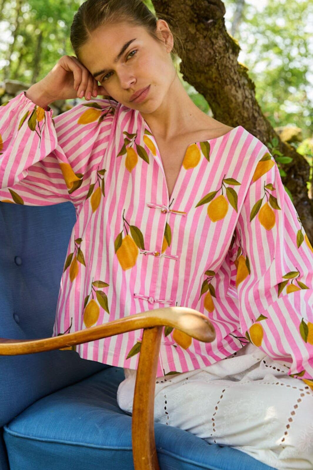 Sissel Edelbo - Limone Top SE 1818 - Pink Lemons Toppe 