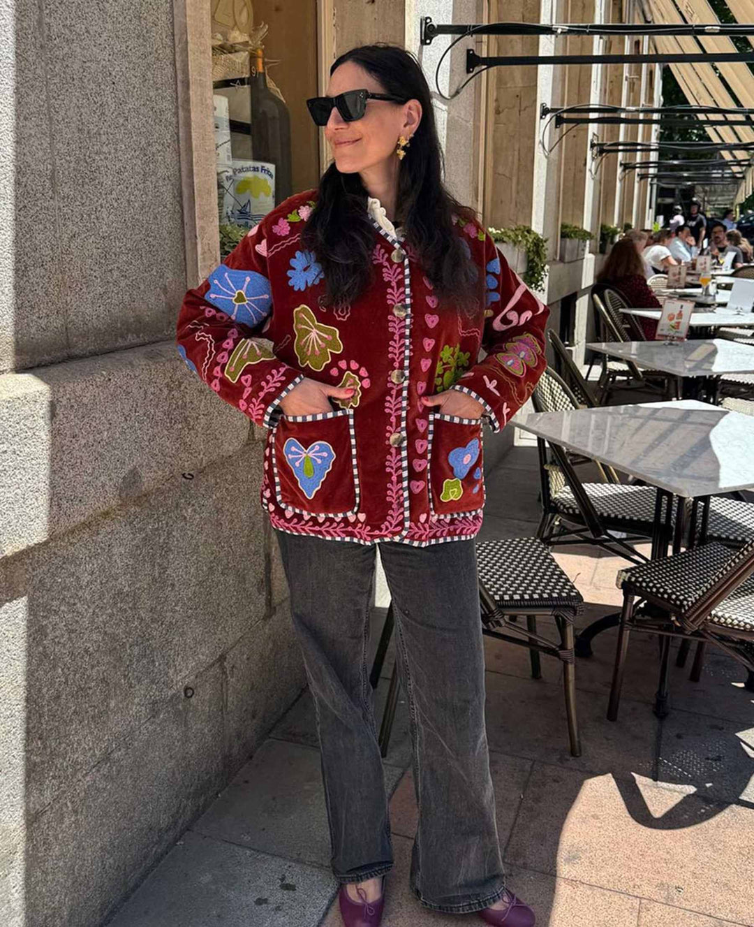 Sissel Edelbo - Maggie Jacket Se 2025 - Velvet Burgundy Jakker 