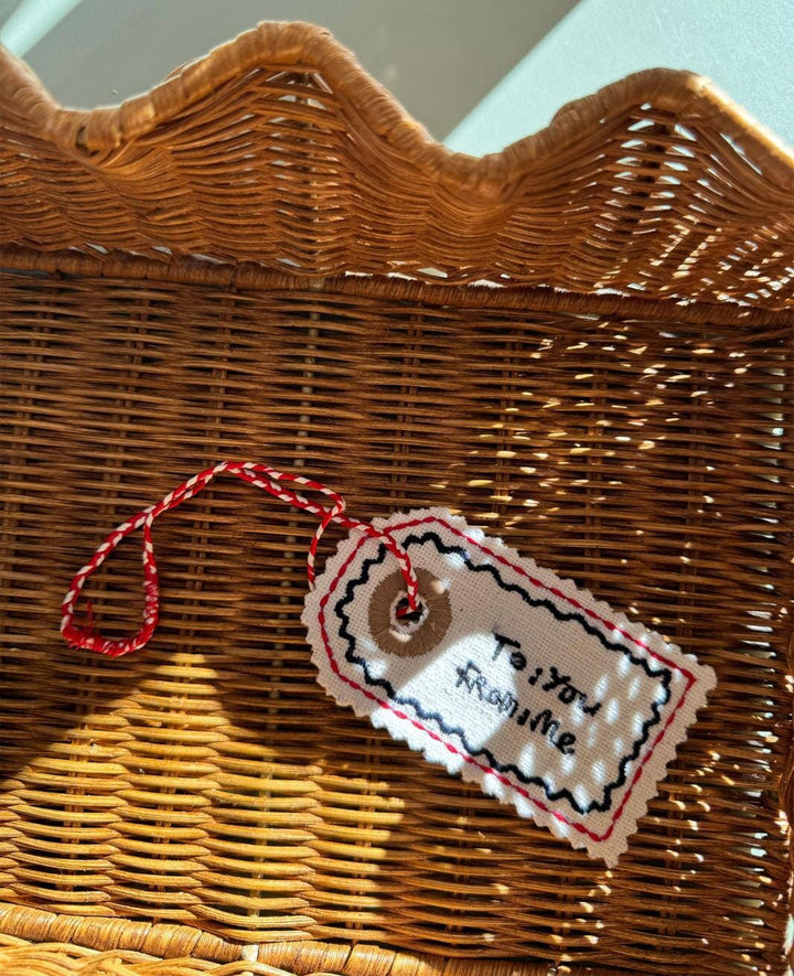 Sissel Edelbo - Manilla Tag Ornament SE 1734 - Snow