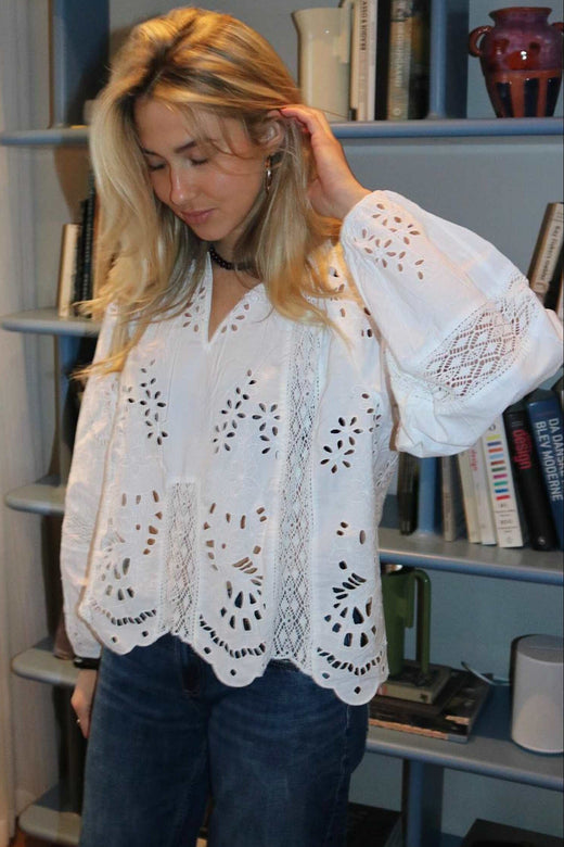 Sissel Edelbo - Mila Top SE 1780 - Ecru Toppe 