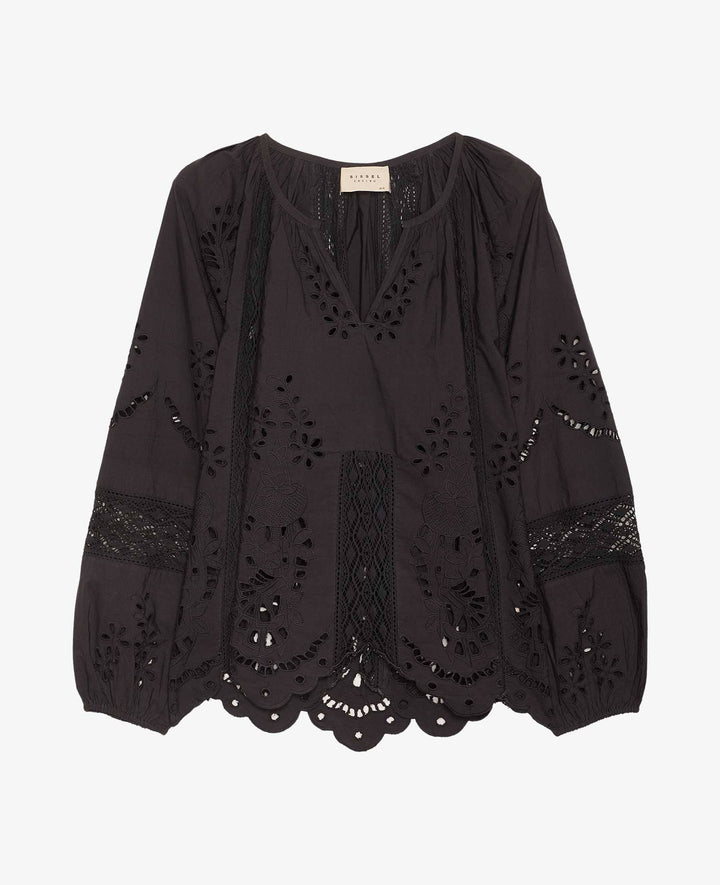Sissel Edelbo - Mila Top SE 1781 - Almost Black Toppe 