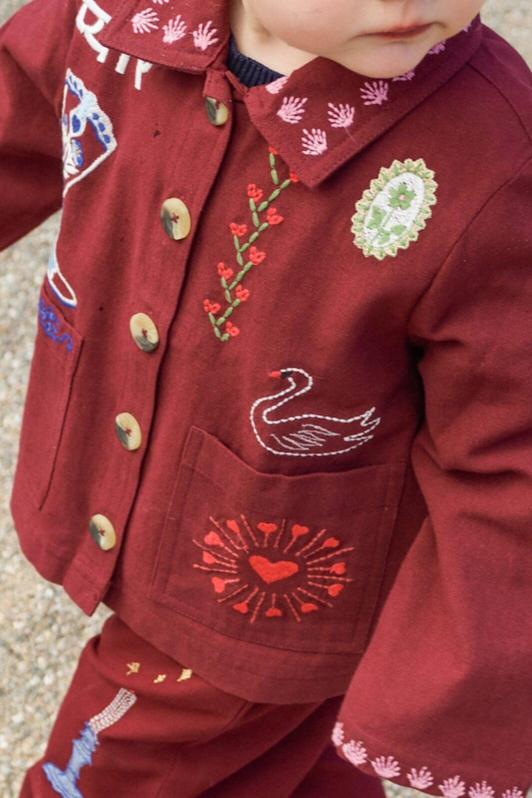 Sissel Edelbo - My MINI Jacket SE 1666 - Burgundy Jakker 