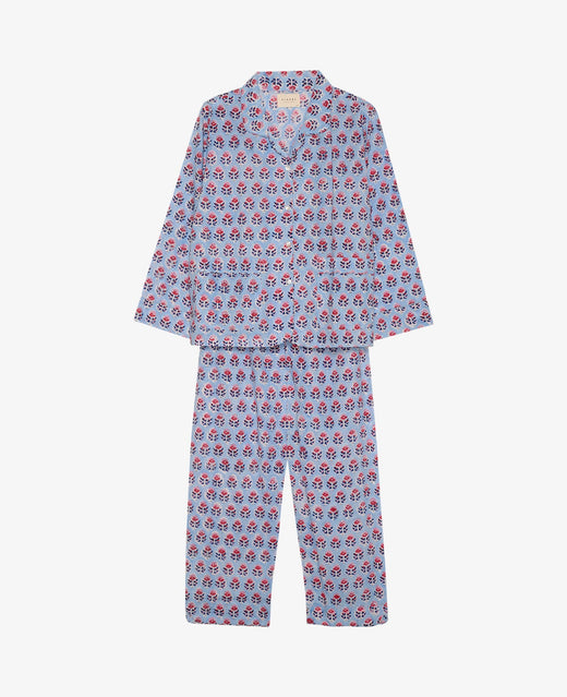 Sissel Edelbo - Nuit Pyjamas Set SE 1785 - Blue Sky Nattøj 