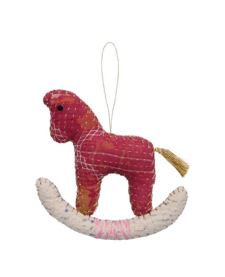 Sissel Edelbo - Rocking Horse Ornament SE 1123 - Dark Latte
