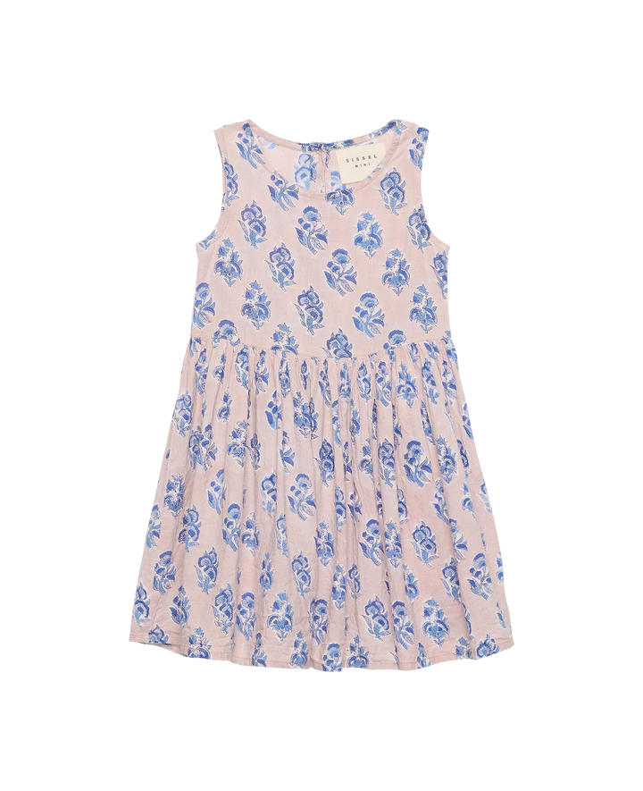 Sissel Edelbo - Suri MINI Dress SE 1395 - Blue Flowers Kjoler 
