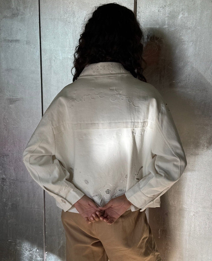 Sissel Edelbo - Vintage Jacket SE 1915 - White Napkin Jakker 