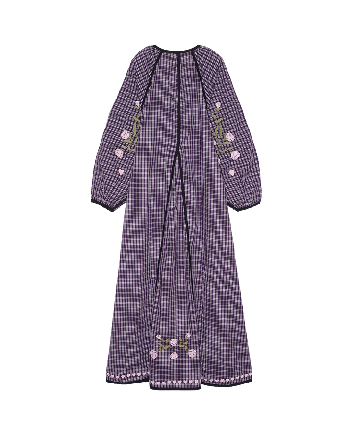 Sissel Edelbo x Molly&My - Fran Dress SE 2117 - Purple Checks 