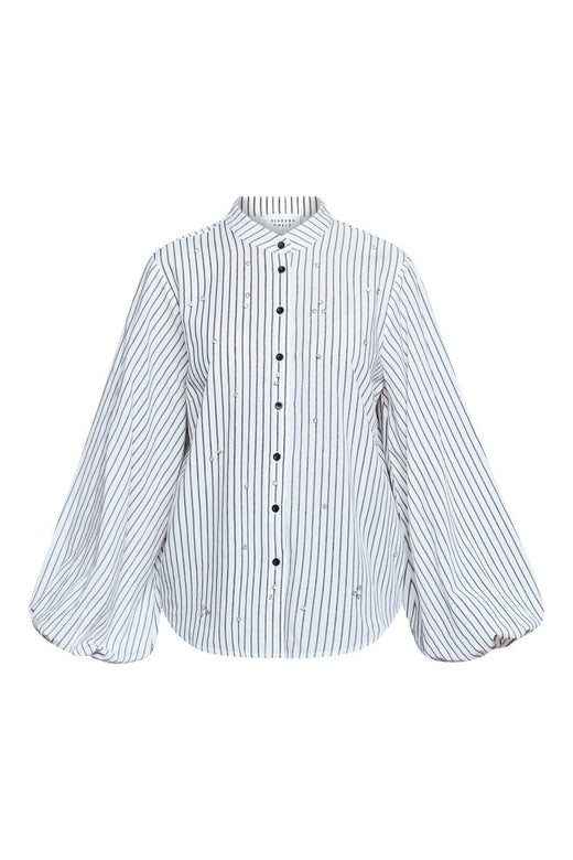 Sisters Point - Elaisa-Sh 19405 - 110 - White/Black Skjorter 