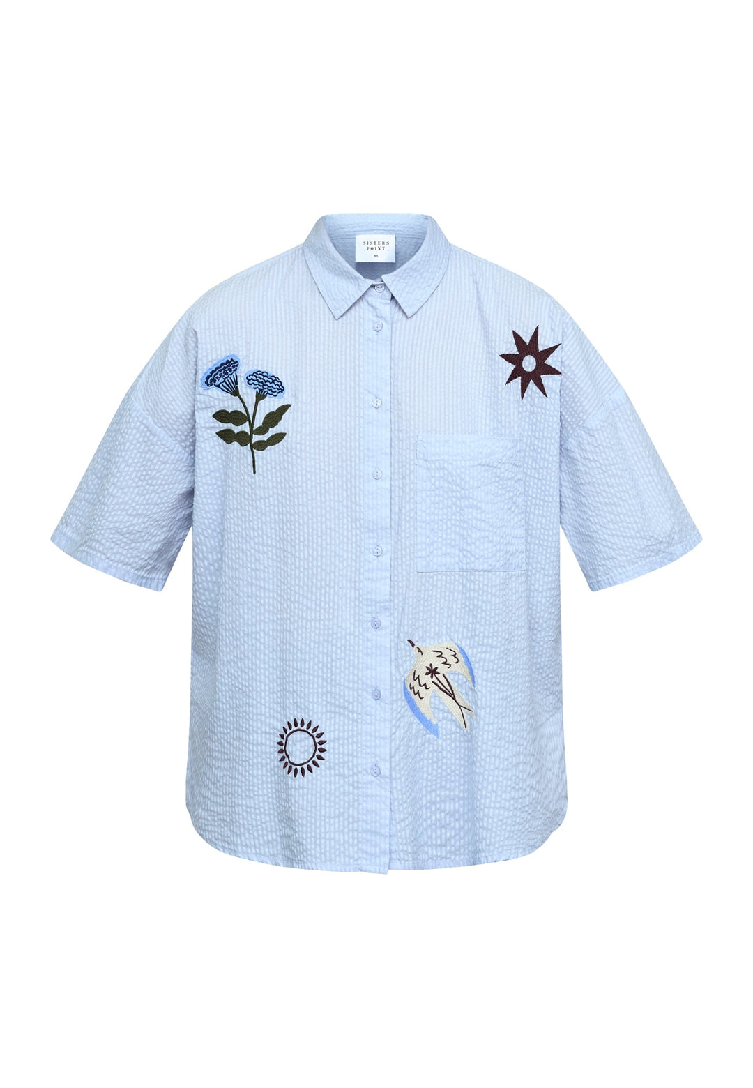 Sisters Point - Ella-N.Sh12 20108 - 830 - Stripes Emb. Skjorter 