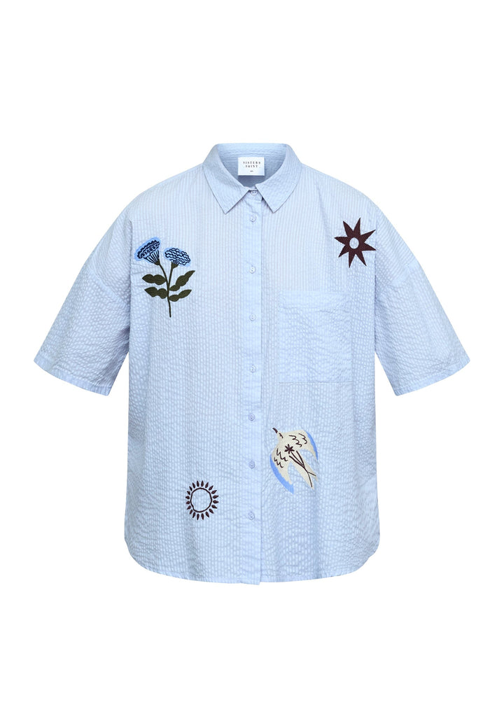 Sisters Point - Ella-N.Sh12 20108 - 830 - Stripes Emb. Skjorter 