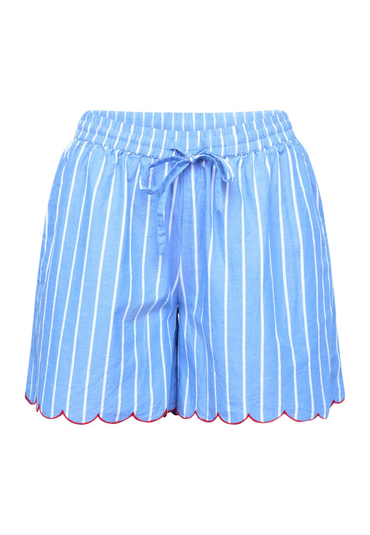 Sisters Point - Ella-Sho19 19986 - 830 - Blue Stripes Shorts 