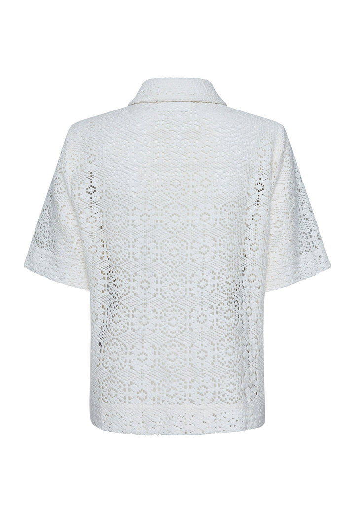 Sisters Point - Elsia-Sh.Ss 18972 - 115 - Cream Skjorter 