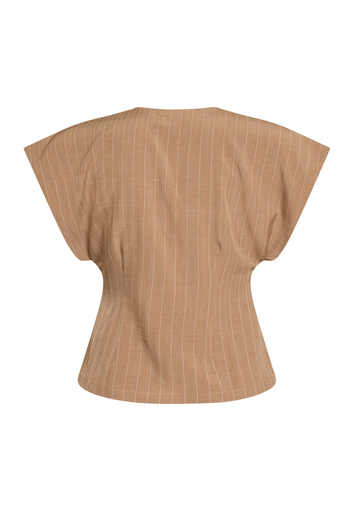 Sisters Point - Evela-Ve2 19502 - 225 - Hazelnut Pinstripe Veste 