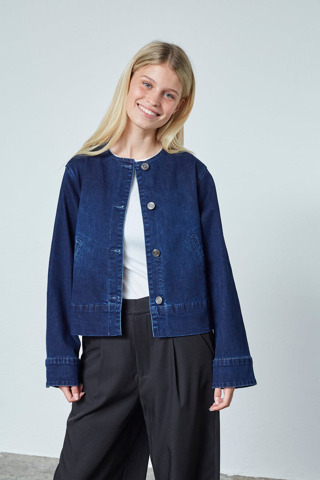 Sisters Point - Feja-Ja 19062 - 901 - Dark Blue Wash Jakker 
