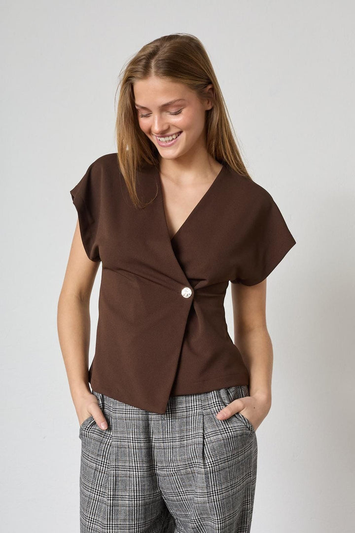 Sisters Point - Gevela-Ve 18864 - 221 - D. Chocolate Veste 