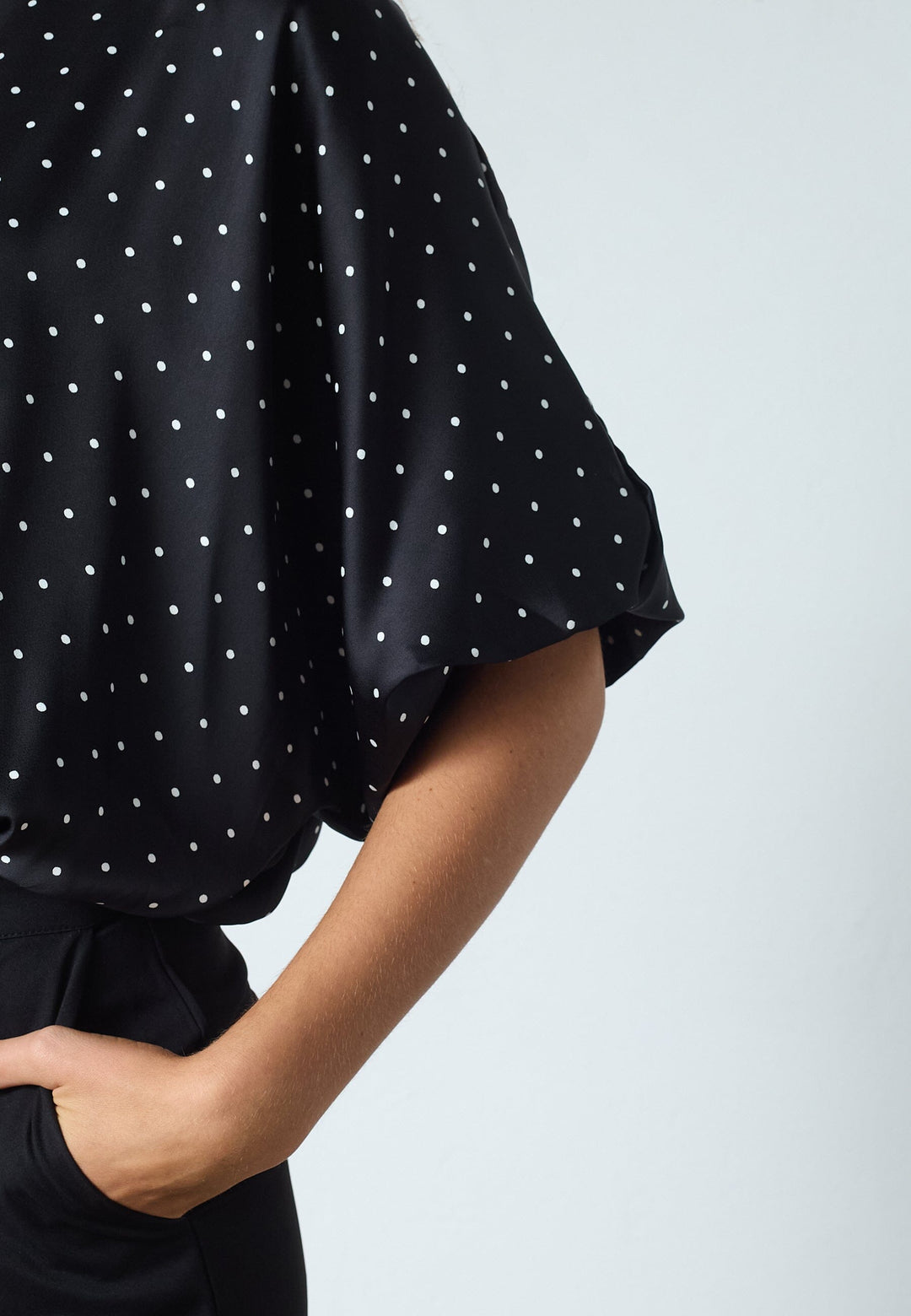 Sisters Point - Gufo-Top3 19606 - 001 - Black/Dot Skjorter 