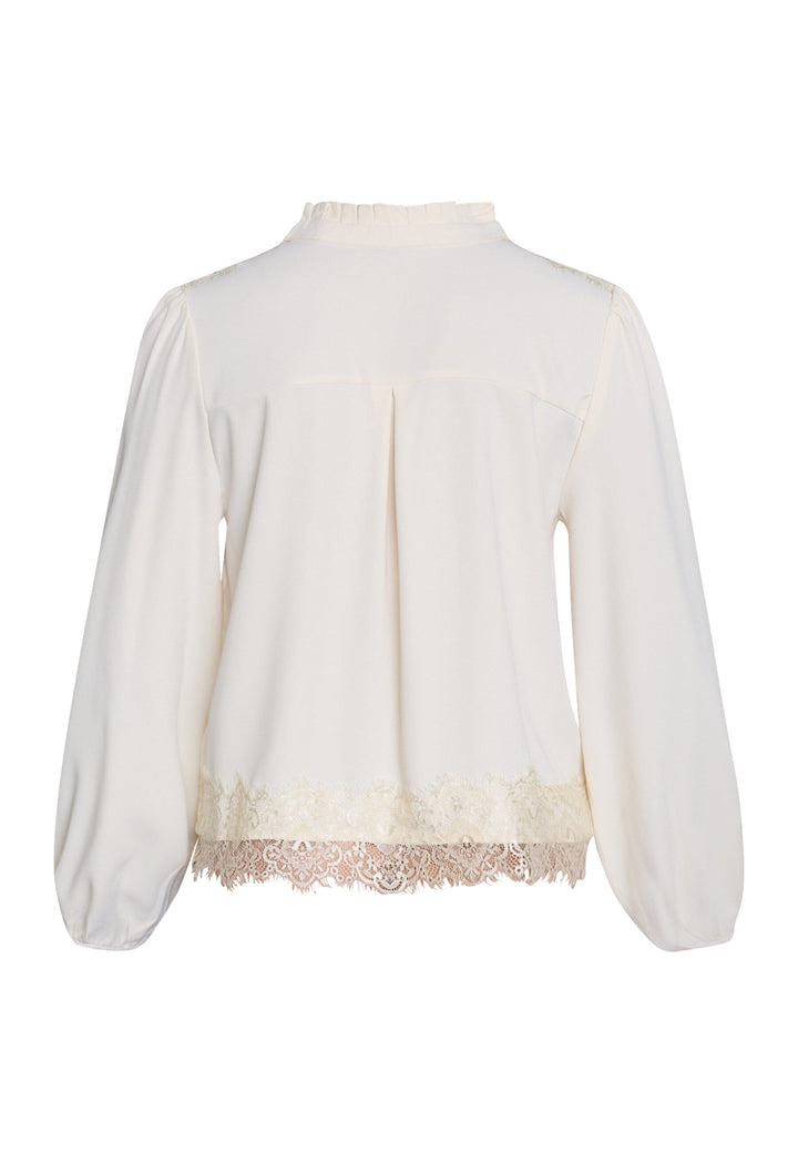 Sisters Point - Gyla-Ls 19296 - 115 - Cream Skjorter 