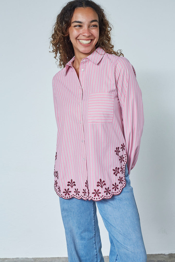 Sisters Point - Istea-Sh1 19149 - 830 - Pink/Bordeaux Skjorter 