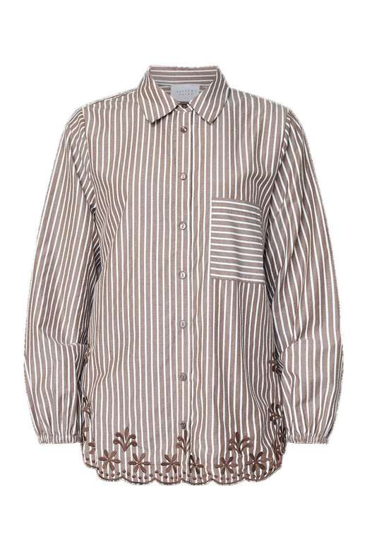 Sisters Point - Istea-Sh4 19446 - 831 - Brown / Cream Skjorter 