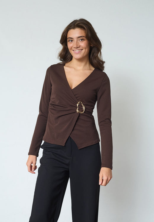 Sisters Point - Kevela-Top 19395 - 222 - D. Chocolate Blazere 