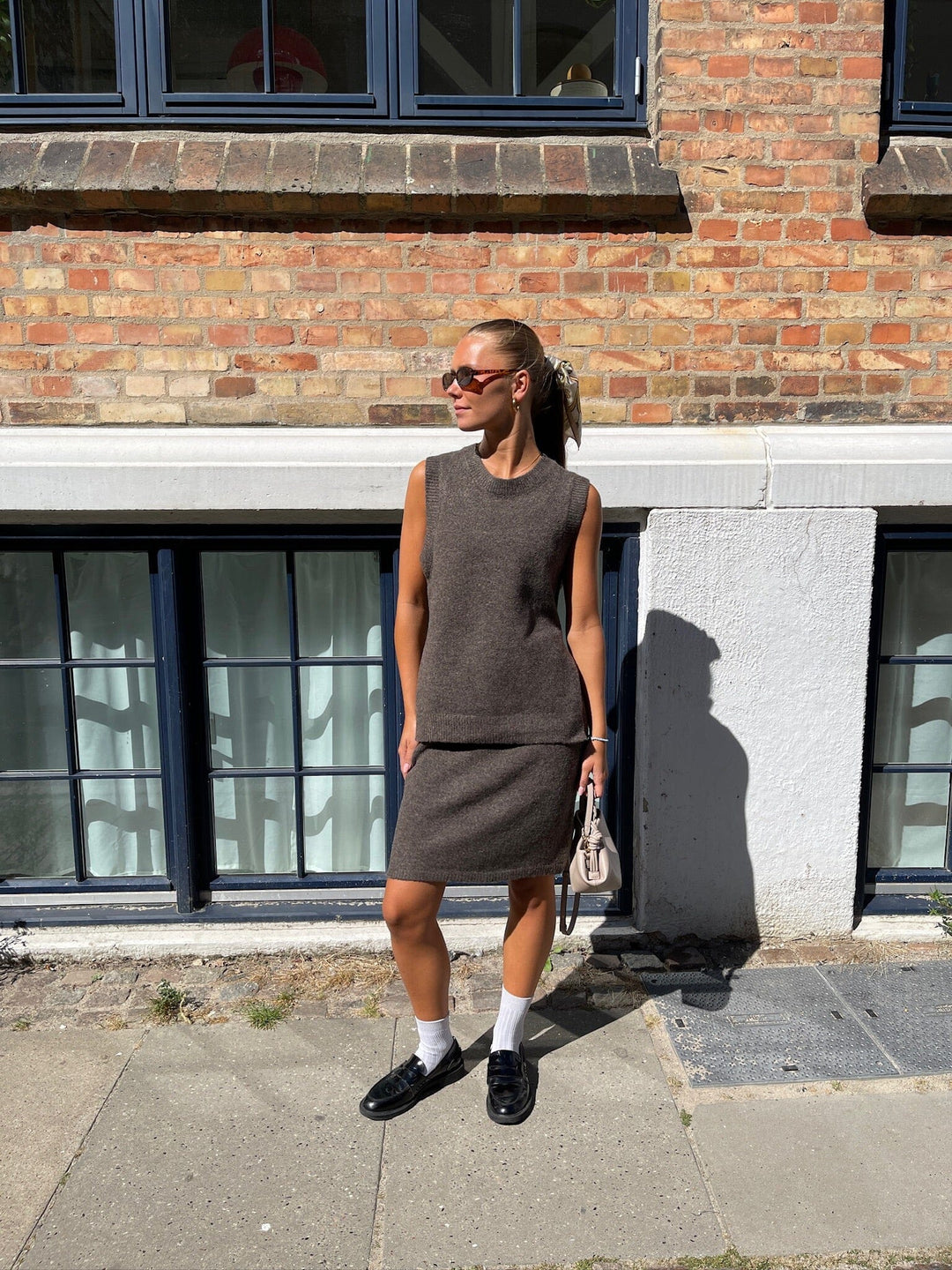 Sisters Point - Luca-Sk 19077 - 201 - Brown Mel. Nederdele 