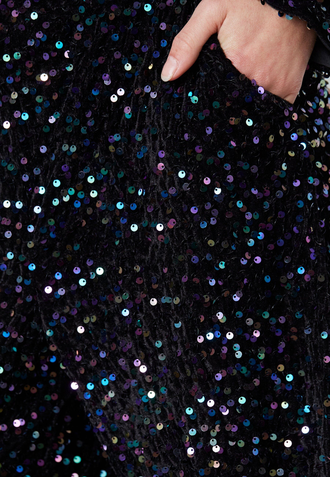 Sisters Point - Nyla-Pa4 19003 - 003 - Black Multi Bukser 