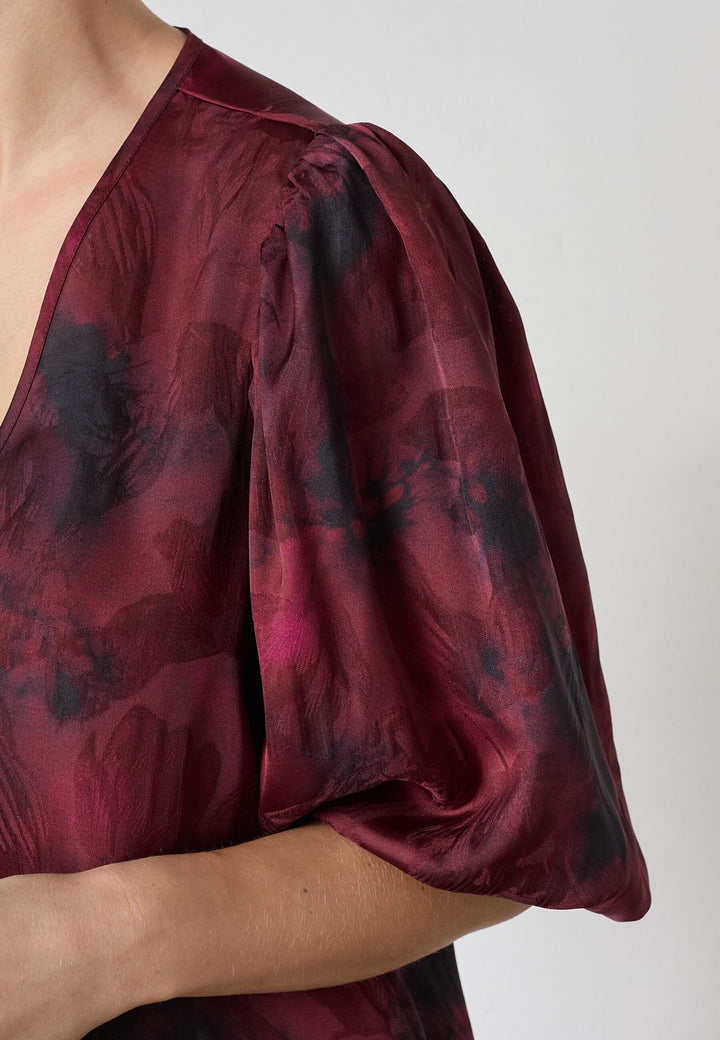 Sisters Point - Ventia-V.Dr6 19520 - 801 - Bordeaux Blurred Kjoler 